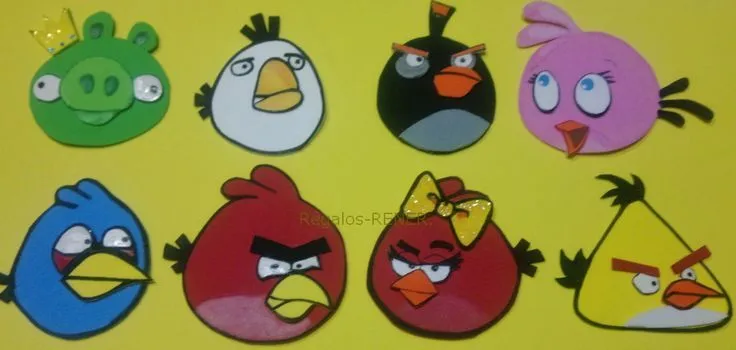 Angry birds en goma eva | Figuras, caritas en goma eva / foami ... Angry birds en goma eva | Figuras, caritas en goma eva / foami ...