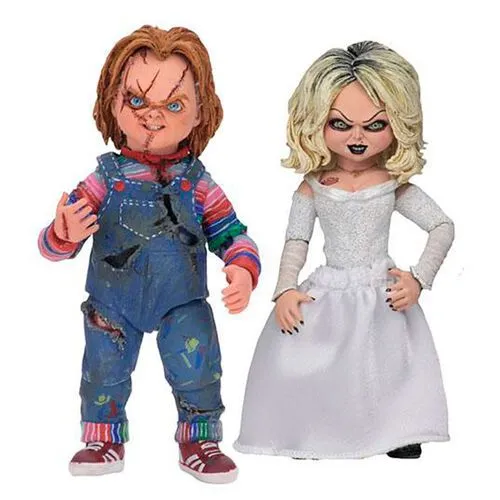Figuras Chucky & Tiffany La Novia de Chucky 10cm Figuras Chucky & Tiffany La Novia de Chucky 10cm