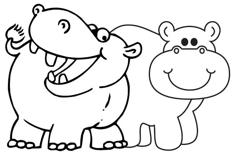 Dibujos para colorear opuestos - Imagui