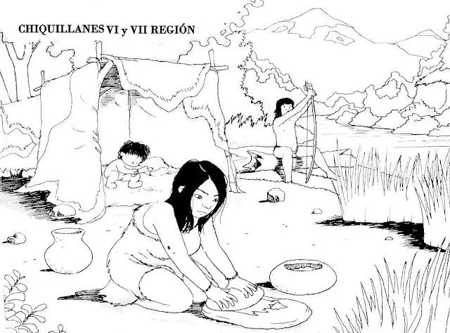 Figuras para colorear de los pueblos originarios - Imagui