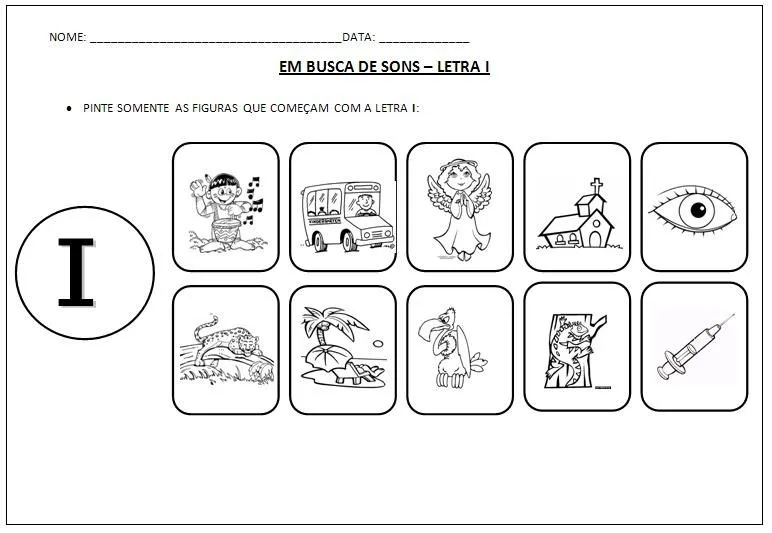 Figuras com letra i - Imagui