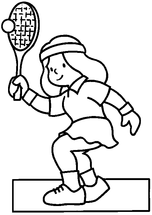 Dibujos para colorear de niños haciendo ejercicios o deporte - Imagui