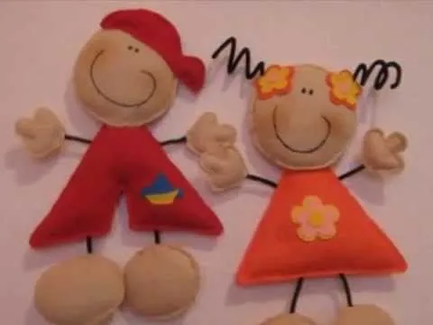 FIGURAS DE FIELTRO de RONYCREATIVA - YouTube