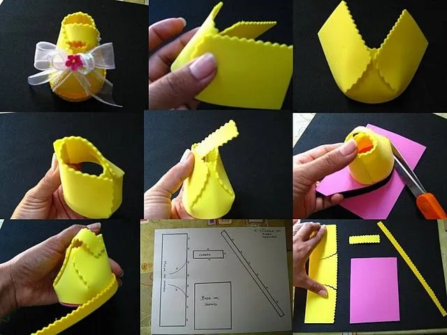 Como hacer paso a paso figuras de foami de baby shower con moldes ... Como hacer paso a paso figuras de foami de baby shower con moldes ...
