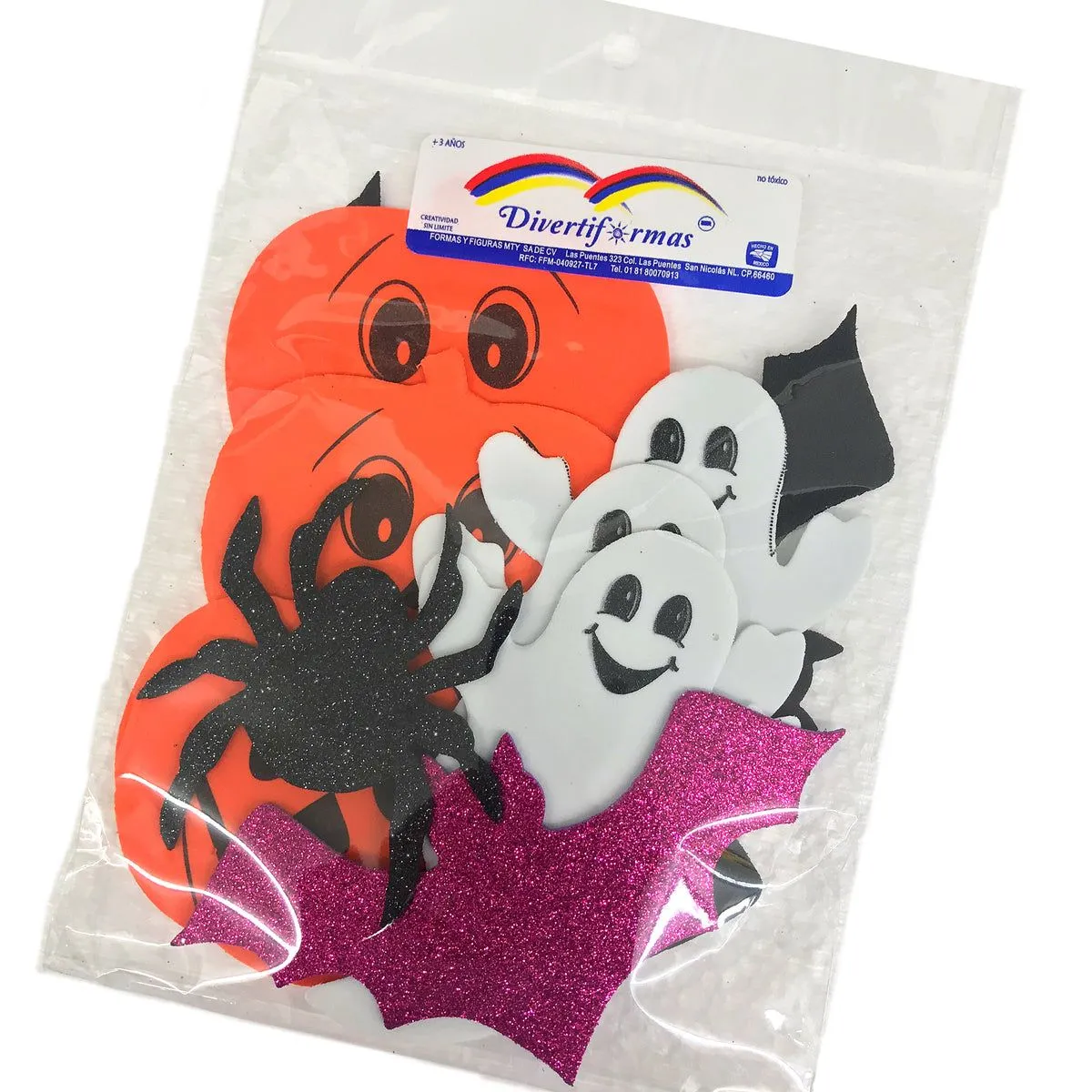 Figuras de fomi fantasmas c/10pz – Mercería El Gato Figuras de fomi fantasmas c/10pz – Mercería El Gato
