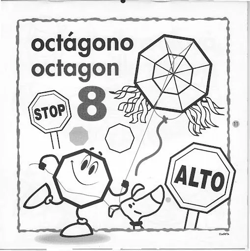 Las figuras geometricas en inglés para colorear - Imagui Las figuras geometricas en inglés para colorear - Imagui