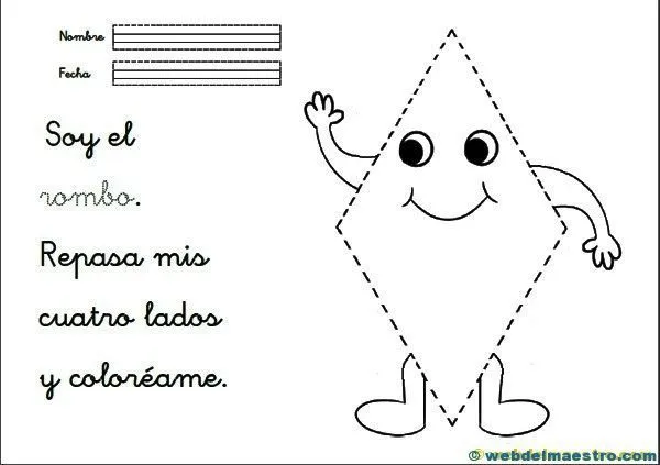 Figuras-geom+®tricas-para-ni+¦os-actividades-Rombo | INFANTIL ... Figuras-geom+®tricas-para-ni+¦os-actividades-Rombo | INFANTIL ...