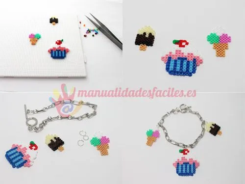 Figuras de hama para colgantes | Manualidades faciles Figuras de hama para colgantes | Manualidades faciles