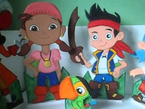 Figuras Infantiles en Anime "Creaciones DecoKyM" - YouTube