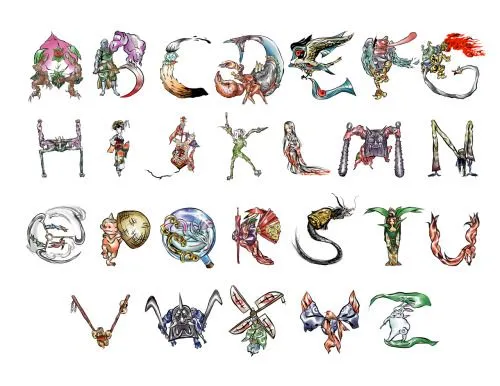 Figuras con letras - Imagui