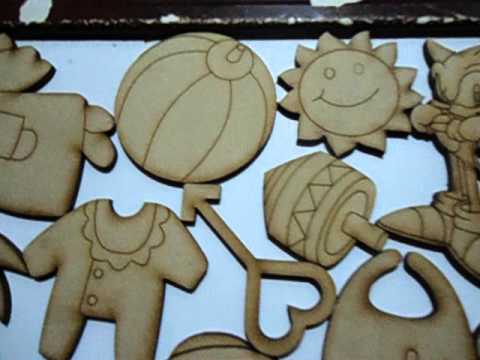 Figuras de mdf ideales para tus manualidades - YouTube