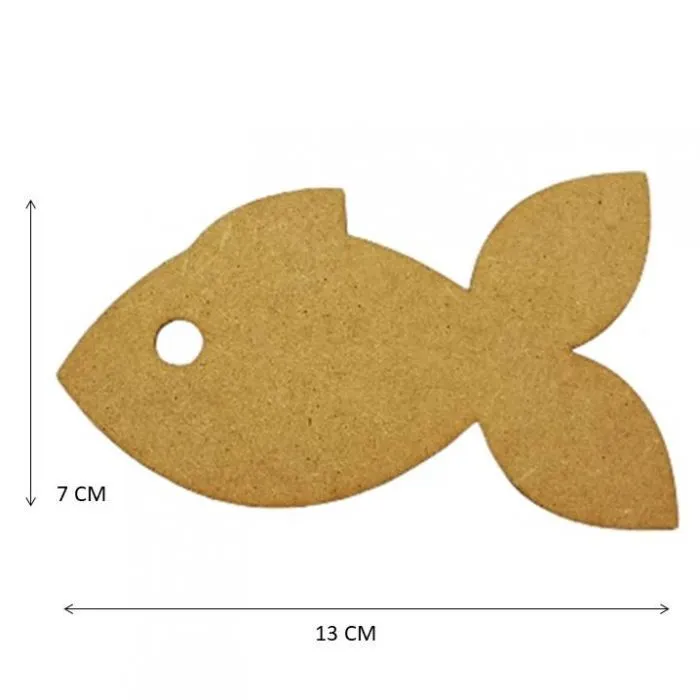 Figuras De Mdf Natural Pez Ch | ✓ Mercería Parisina Figuras De Mdf Natural Pez Ch | ✓ Mercería Parisina