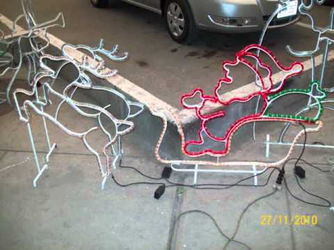 Figuras metálicas navideñas - YouTube