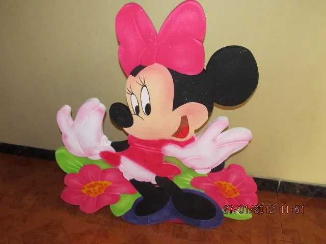 FIGURAS MINNIE MOUSE CON ICOPOR | Fiestas infantiles Medellin ...
