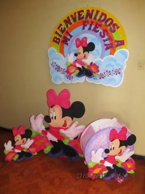FIGURAS MINNIE MOUSE CON ICOPOR|Recreacionistas Medellin |Fiestas ...