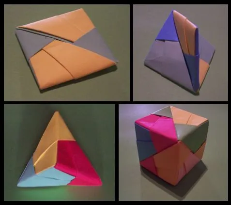 Figuras con módulos Sonobe | Papiroflexia, arte doblando papel Figuras con módulos Sonobe | Papiroflexia, arte doblando papel