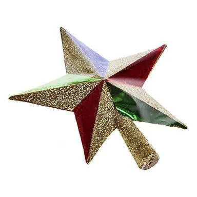 figuras y moldes de foami: molde estrella3d arbol navidad