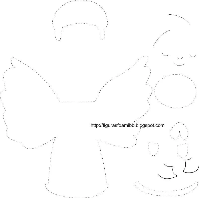 figuras y moldes de foami