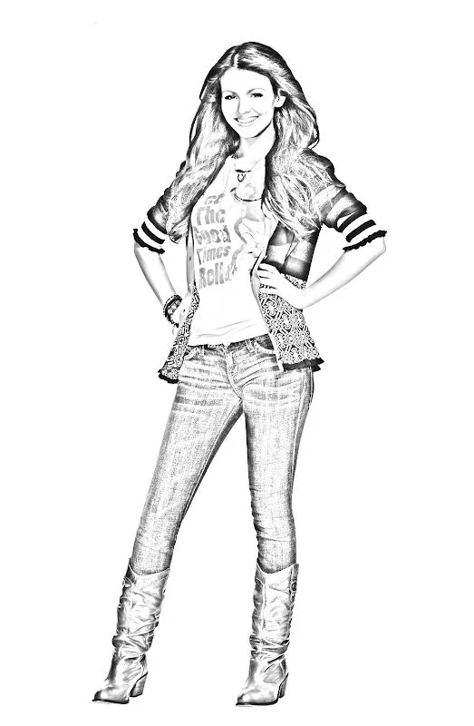 Dibujos para colorear de victorious - Imagui