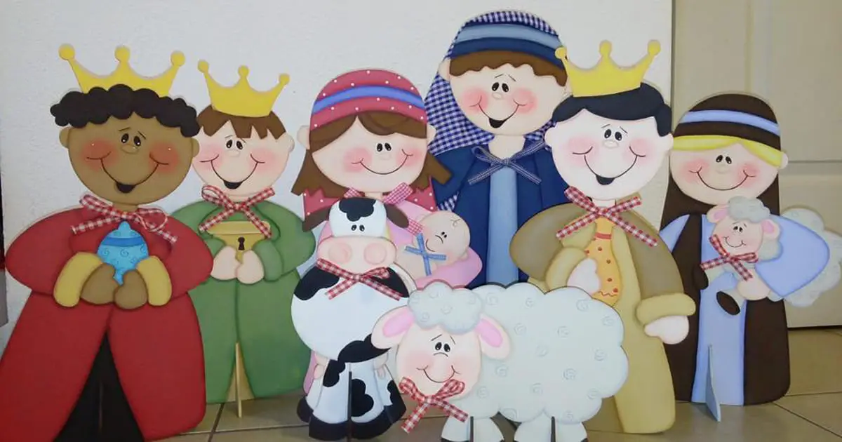 Figuras de nacimiento o belén con moldes - Dale Detalles Figuras de nacimiento o belén con moldes - Dale Detalles