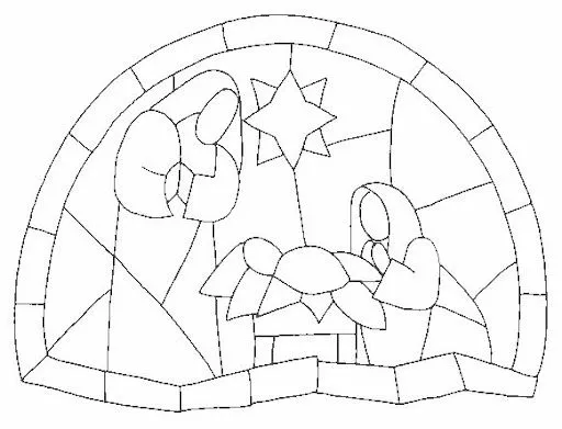 Dibujo de vidriera para imprimir - Imagui