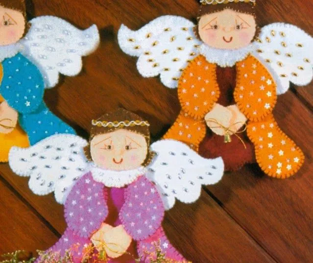 Figuras navideñas bonitas en fieltro ~ Mimundomanual Figuras navideñas bonitas en fieltro ~ Mimundomanual