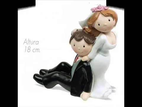 figuras de novios originales - YouTube