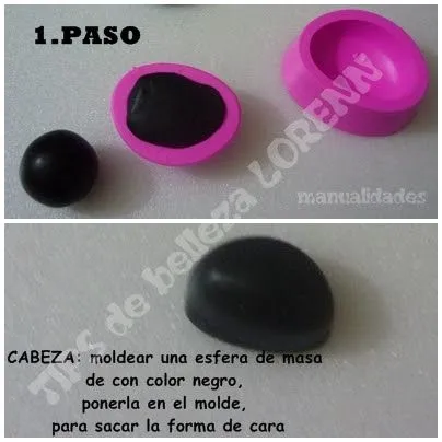 Como hacer a Minnie Mouse en porcelana fría paso a paso - Imagui Como hacer a Minnie Mouse en porcelana fría paso a paso - Imagui