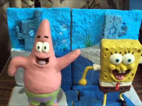 Figuras de plastilina "Bob esponja" - YouTube Figuras de plastilina "Bob esponja" - YouTube
