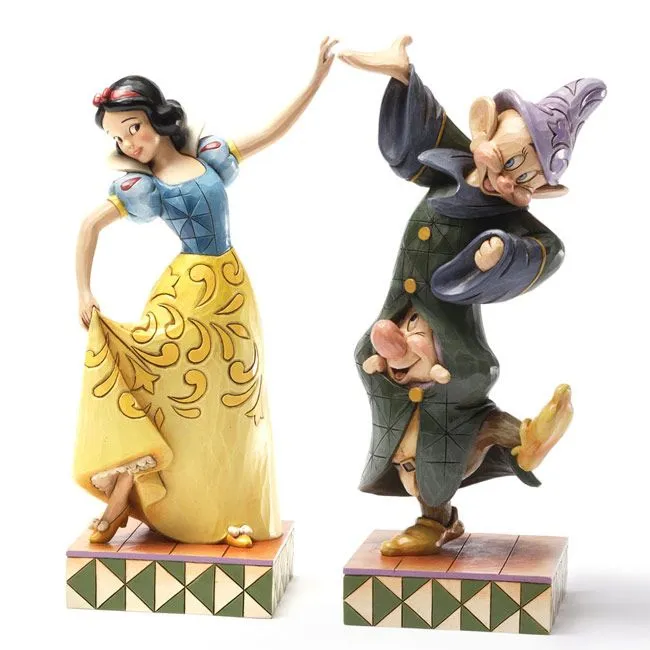 Figuras realizadas por Jim Shore de Blancanieves Bailando con ... Figuras realizadas por Jim Shore de Blancanieves Bailando con ...