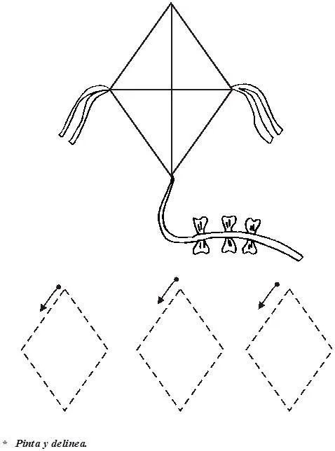 Dibujo para colorear que tenga un rombo - Imagui