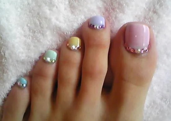 Cosmeticos D.F.: Diseños de Uñas para los Pies Cosmeticos D.F.: Diseños de Uñas para los Pies