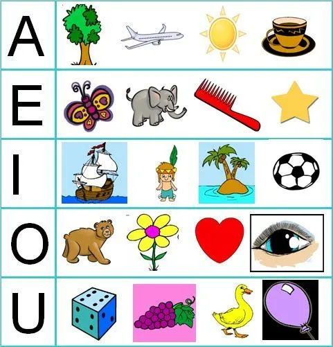 Objetos que empiezan con la vocal o - Imagui | Educación | Pinterest