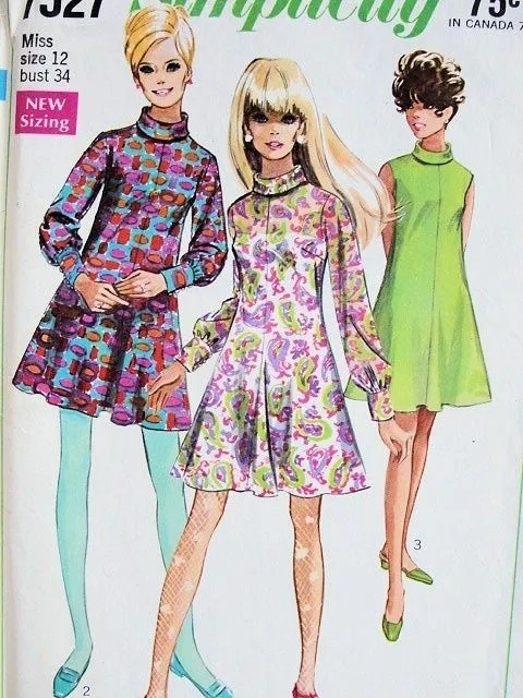 Figurines años 60. | Moda de los 60 | Pinterest | Mod Dress, Dress ...