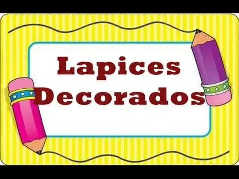 Decorar lapices con fomi - Imagui