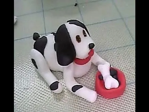 Cómo hacer figuritas de fondant: perrito con fondant. How to make ... Cómo hacer figuritas de fondant: perrito con fondant. How to make ...