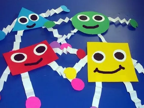 Cómo hacer figuritas geometricas de papel para decorar - YouTube Cómo hacer figuritas geometricas de papel para decorar - YouTube