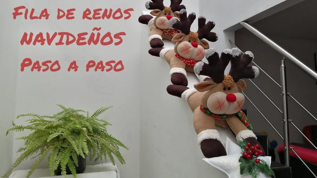 FILA DE RENOS NAVIDEÑOS 