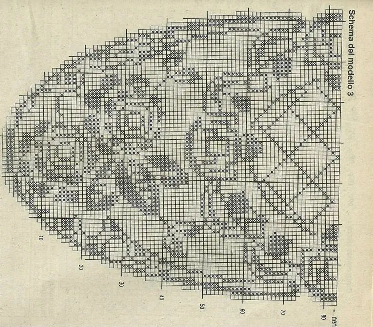 Filet Crochet Pattern | crochet, centros de mesas o tapetes ...