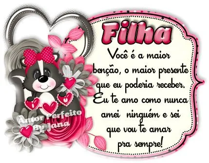 Filha - Imagens, Mensagens e Frases para Facebook