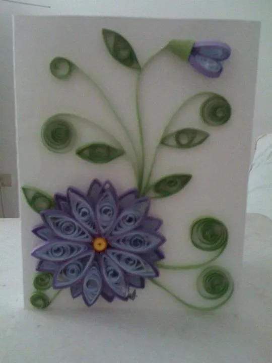 Tarjetas para toda ocasion, hechas con filigrana de papel ...