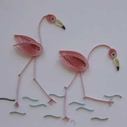 Filigrana de papel | Quilled Birds | Pinterest | Flamingos and ... Filigrana de papel | Quilled Birds | Pinterest | Flamingos and ...