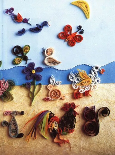 Filigranas de papel o “quilling” | Plástica práctica,el blog de ...