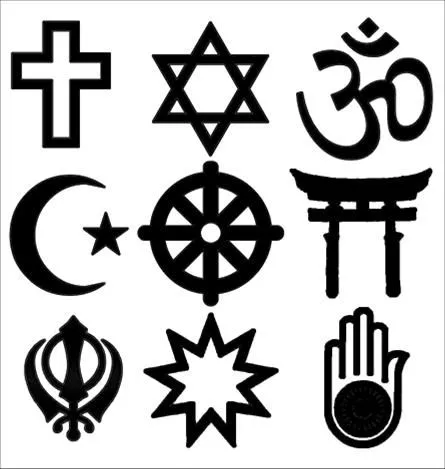 FILOSOFIA DO DIREITO - IMES CATANDUVA: Símbolos das religiões