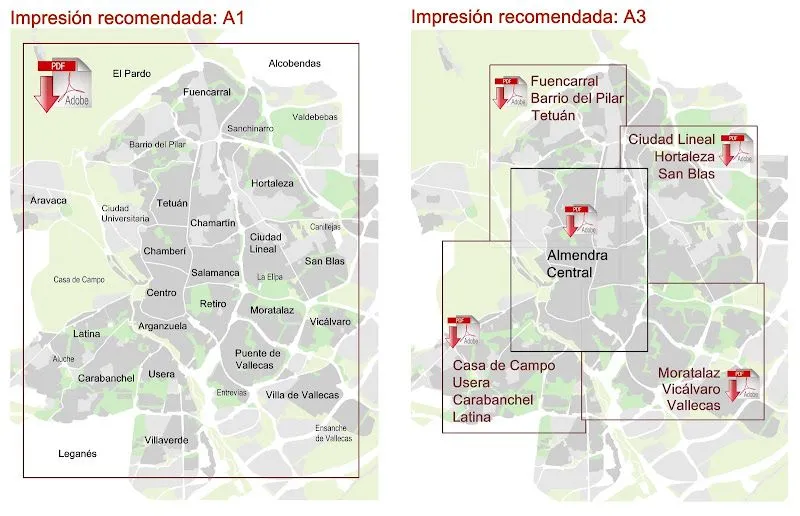 Por fin... ¡Plano de calles tranquilas de todo Madrid! - en bici ... Por fin... ¡Plano de calles tranquilas de todo Madrid! - en bici ...