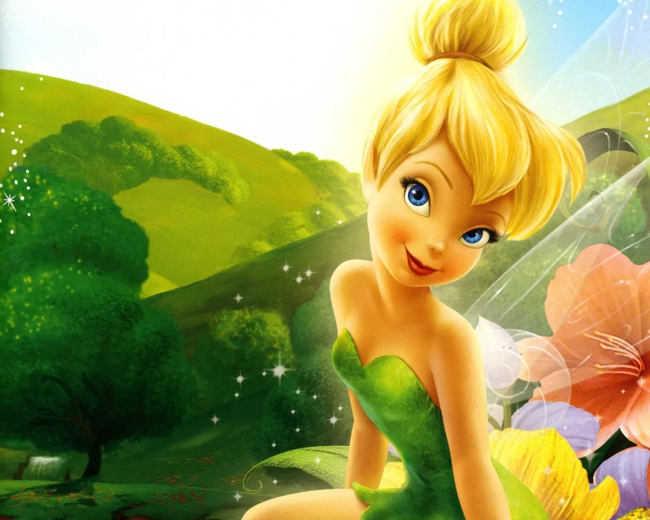 Find yourself a great Tinkerbell wallpaper with the Disney fairies ...