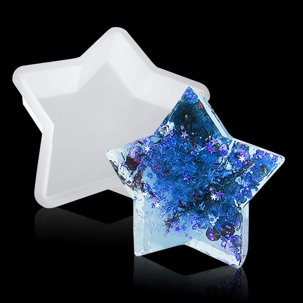 FineInno Moldes de resina de estrella de silicona profunda para molde de fundición molde epoxi grande para sujetalibros, flores secas, muestras de insectos, jabón, pisapapeles : Amazon.com.mx: Hogar y Cocina FineInno Moldes de resina de estrella de silicona profunda para molde de fundición molde epoxi grande para sujetalibros, flores secas, muestras de insectos, jabón, pisapapeles : Amazon.com.mx: Hogar y Cocina