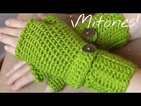 Guantes sin dedos ( Mitones) / Tutorial DIY - YouTube