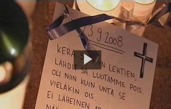 Finlandia está de luto por el asesinato ayer de diez personas en ... Finlandia está de luto por el asesinato ayer de diez personas en ...