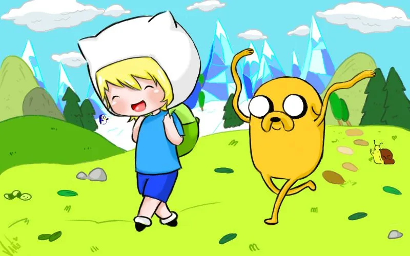 Finn and Jake by naruvane-san on DeviantArt